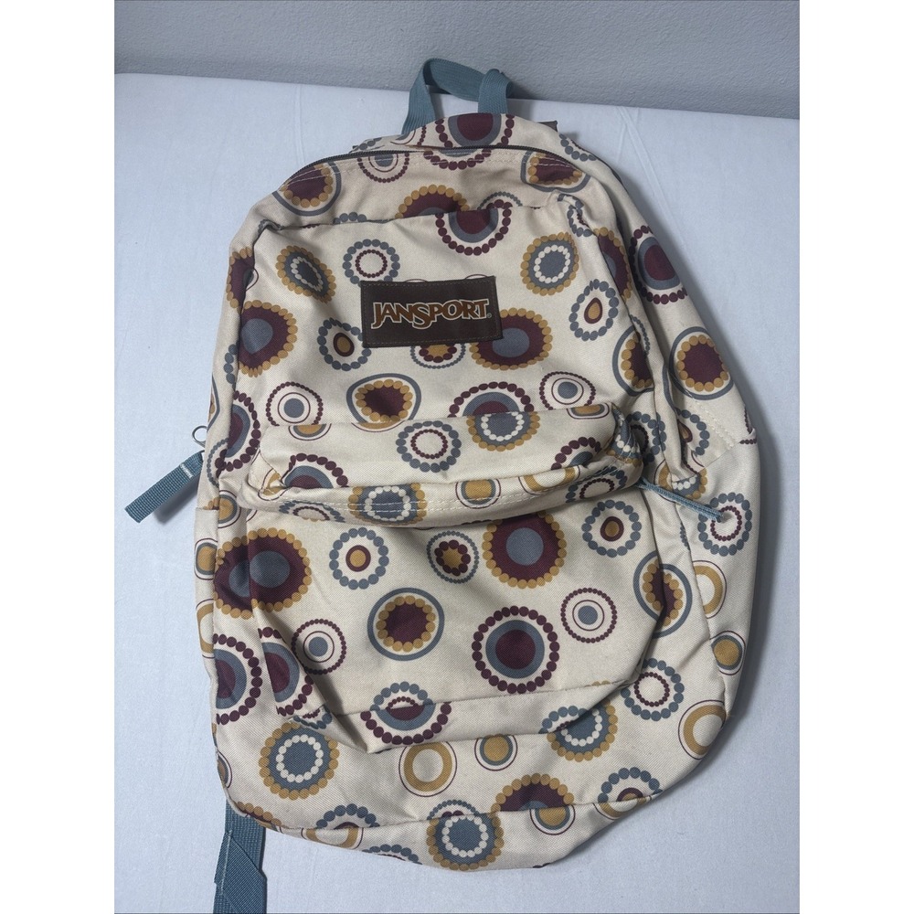 Jansport Backpack Retro Pop Bubble Print Y2K School Bag Travel